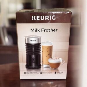 Keurig Milk frother coffee barista appliance lattes kitchen bar